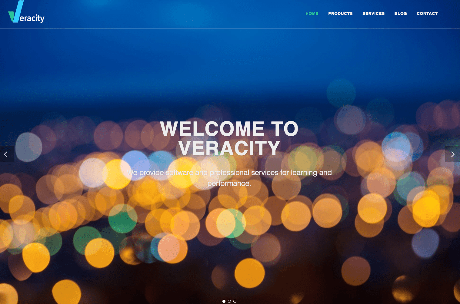 IT's Here! The New Veracity Website