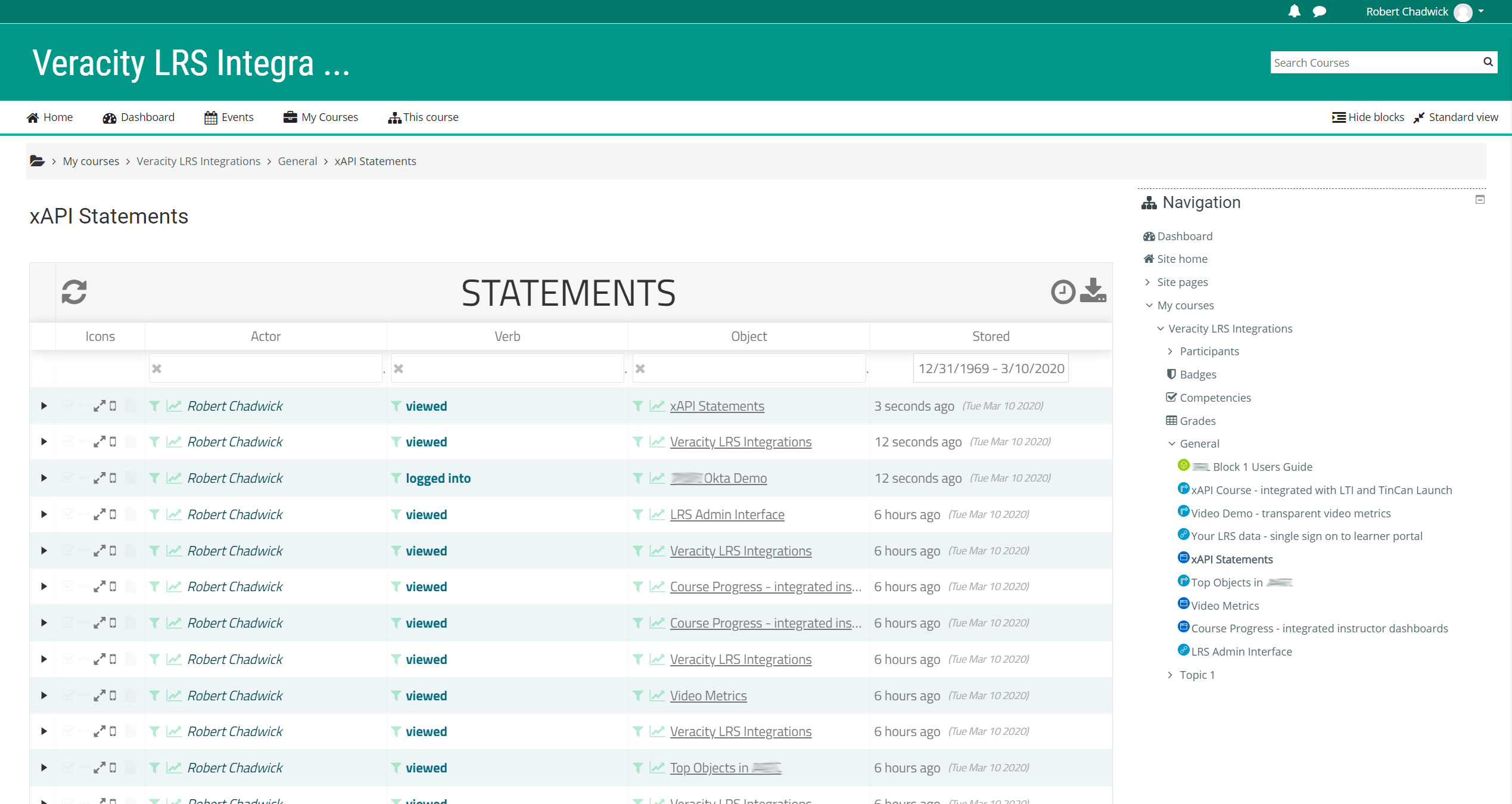 xAPI Statements in the LMS